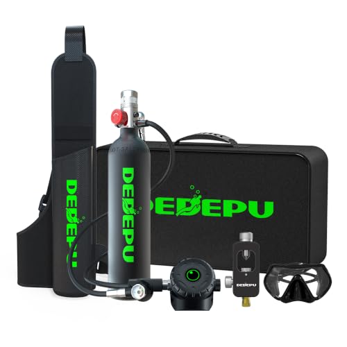 1L Mini Scuba Tank with Portable Air Cylinder