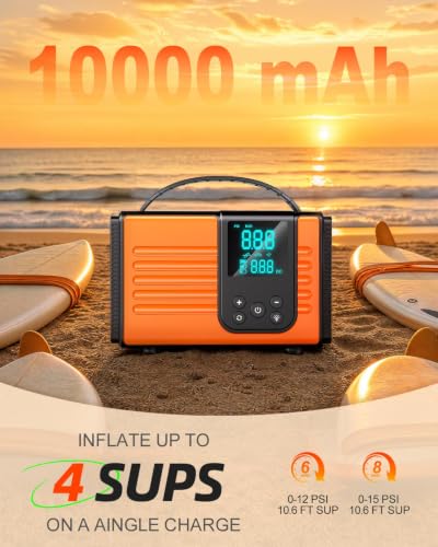 Electric SUP Pump with 50 PSI High-Pressure Power
