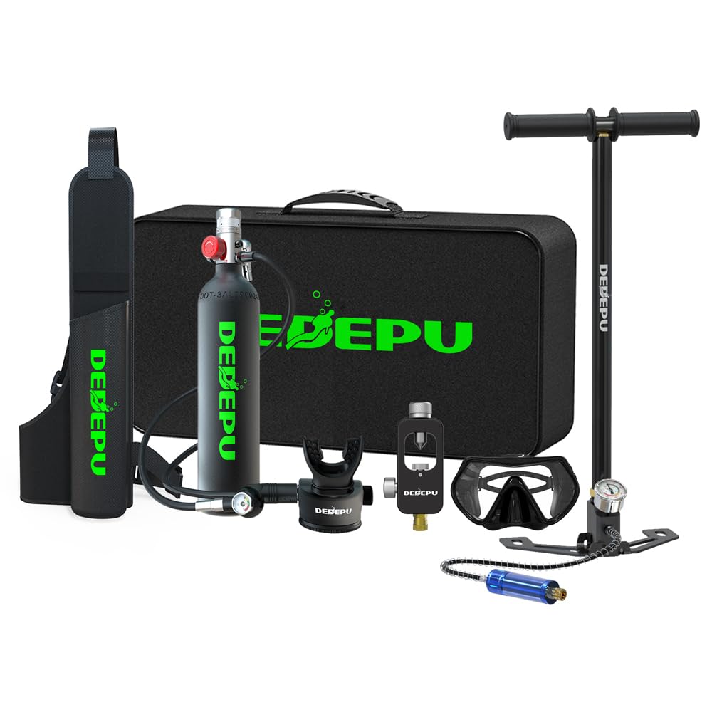 1L Mini Scuba Tank with Portable Air Cylinder