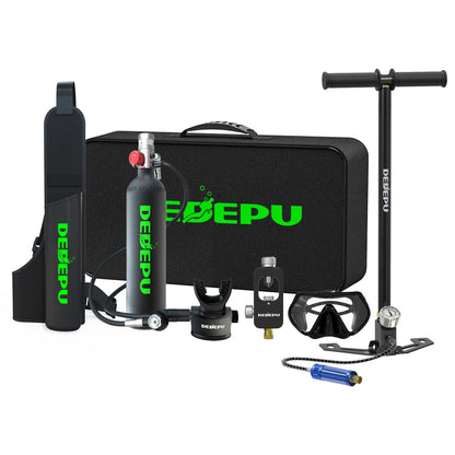 1L Mini Scuba Tank with Portable Air Cylinder