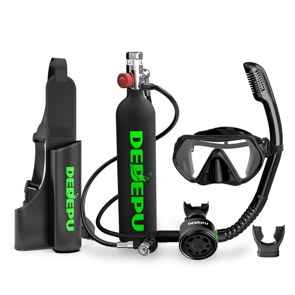 1L Mini Scuba Tank with Portable Air Cylinder