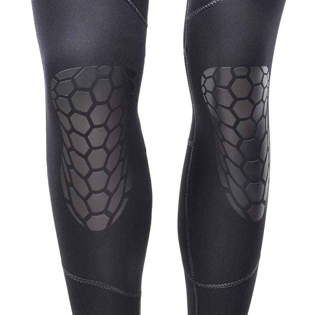 Wetsuits Men's Ultra Stretch 7Mm Neoprene Wetsuit, Winter Warm Front Zip Full Body Diving Suit for Snorkeling Scuba Diving Swimming Surfing