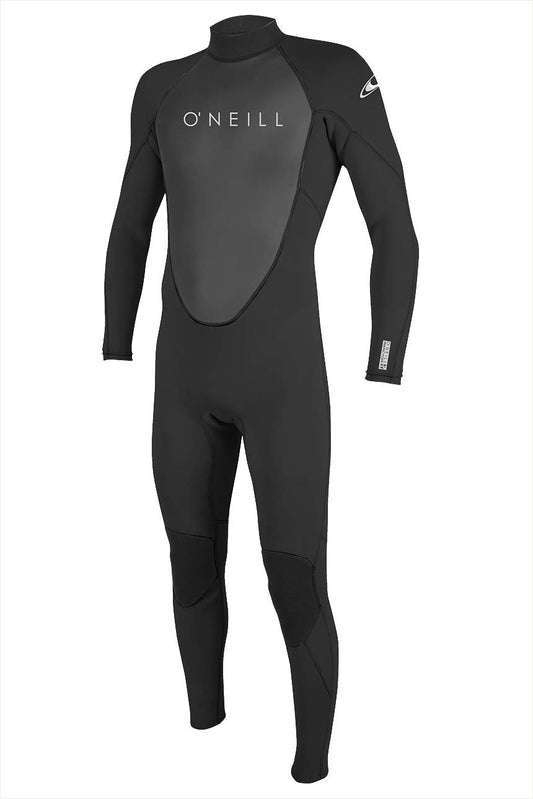 O'Neill Men's Reactor-2 3:2mm Back Zip Full Wetsuit, Lightweight Warmth with Good Flexibility for Surfing, Paddleboarding, Kayaking