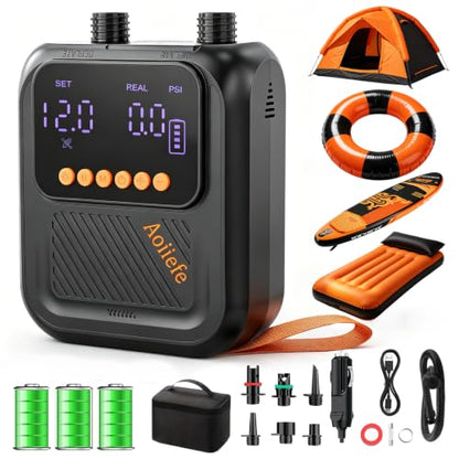 Rechargeable SUP Pump with 20 PSI Auto Shutoff