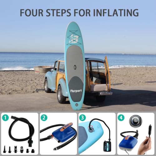 Electric SUP Pump with 20 PSI Auto Inflation