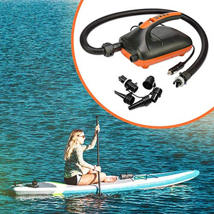 Electric SUP Pump with Dual-Stage 20 PSI Inflation