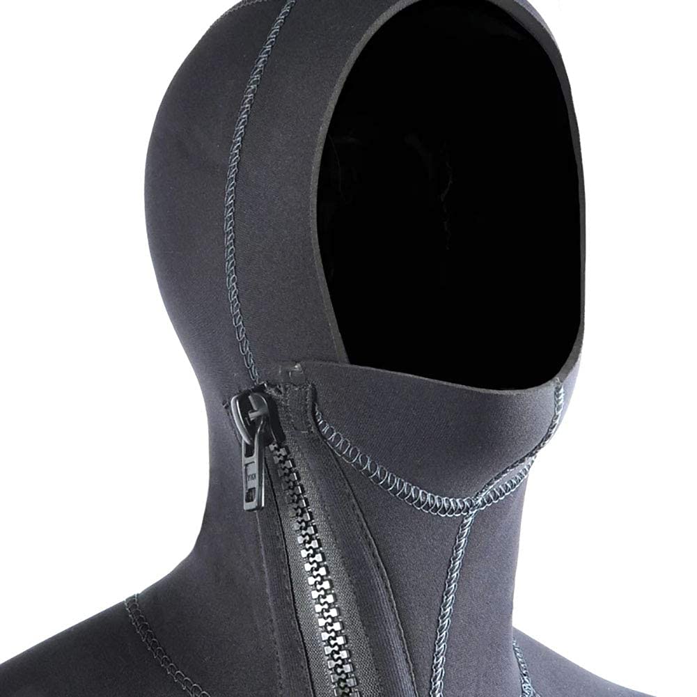 Wetsuits Men's Ultra Stretch 7Mm Neoprene Wetsuit, Winter Warm Front Zip Full Body Diving Suit for Snorkeling Scuba Diving Swimming Surfing
