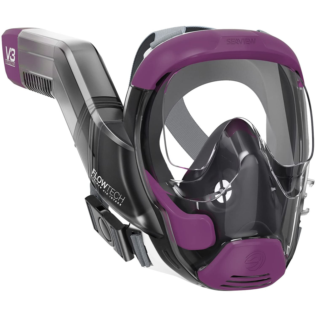Seaview 180 V3 Full Face Snorkel Mask - Snorkeling Gear for Adults