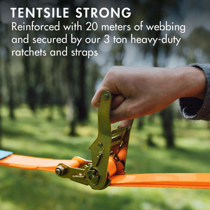 Giant Tree Hammock with Multi-Person Capacity