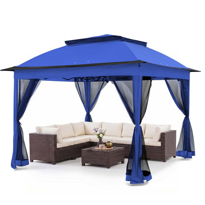 COOS BAY Pop Up Gazebo with Netting