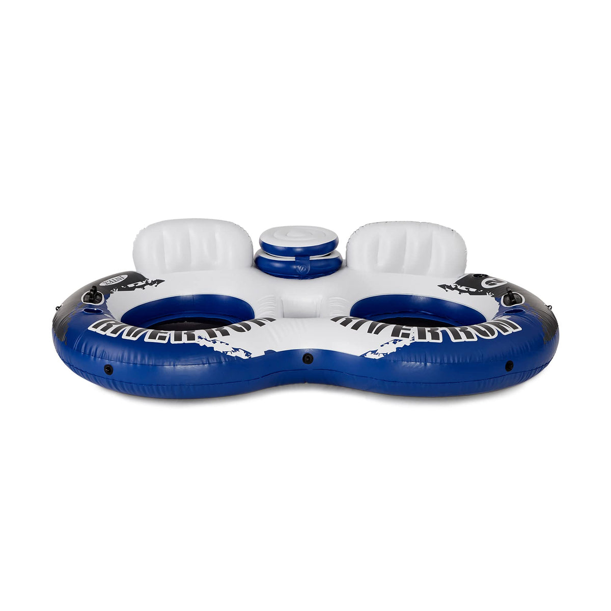 INTEX River Run 2 Inflatable 2-Person Floating Lake Lounge, 3-Pack