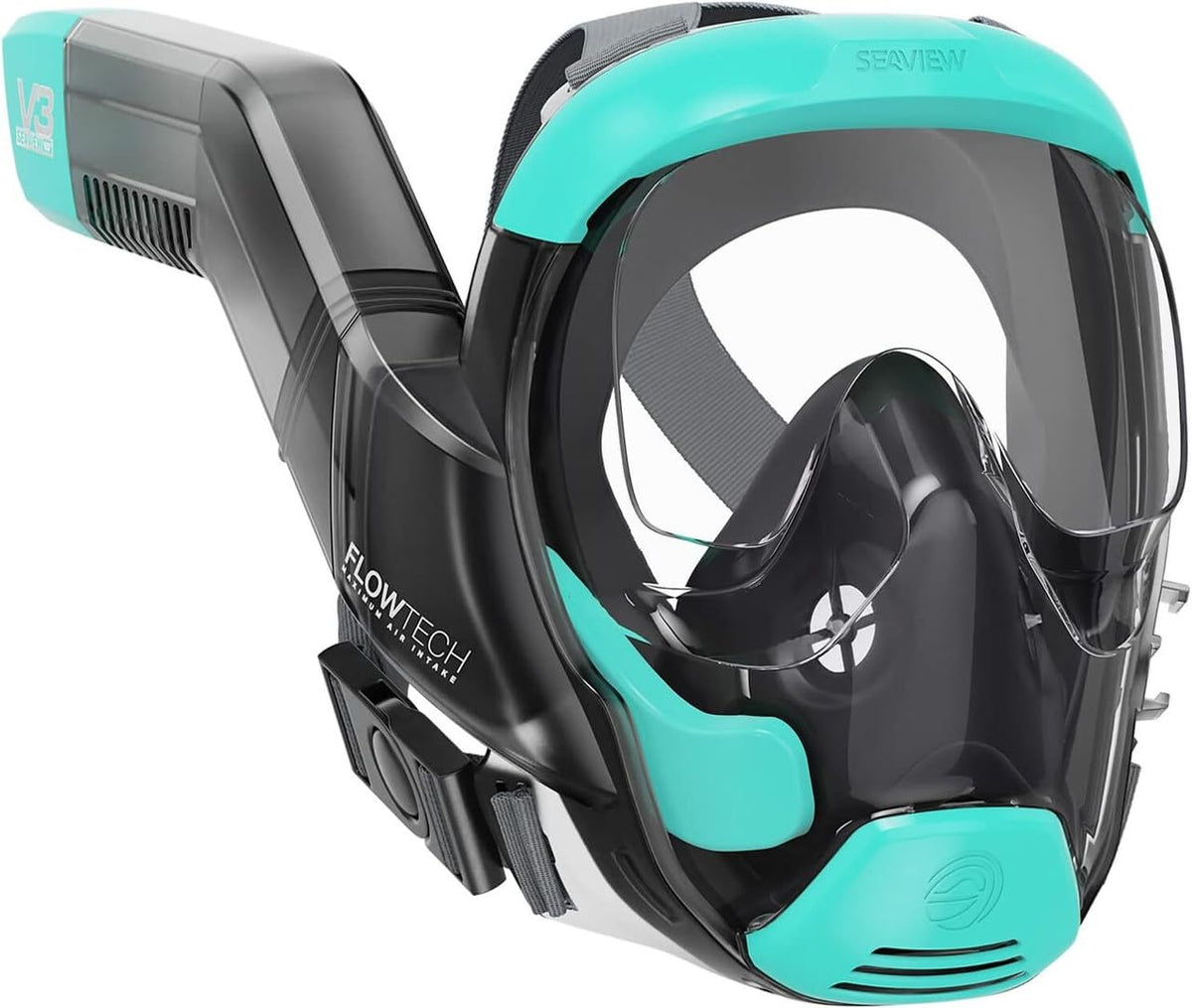 Seaview 180 V3 Full Face Snorkel Mask - Snorkeling Gear for Adults