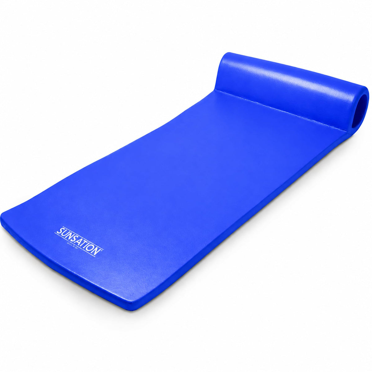 TRC Recreation Sunsation 1.75" Thick Foam Pool Float Lounger w/ Headrest for Lounging & Sunbathing in Swimming Pools, Beaches & Lakes, 70" x 26