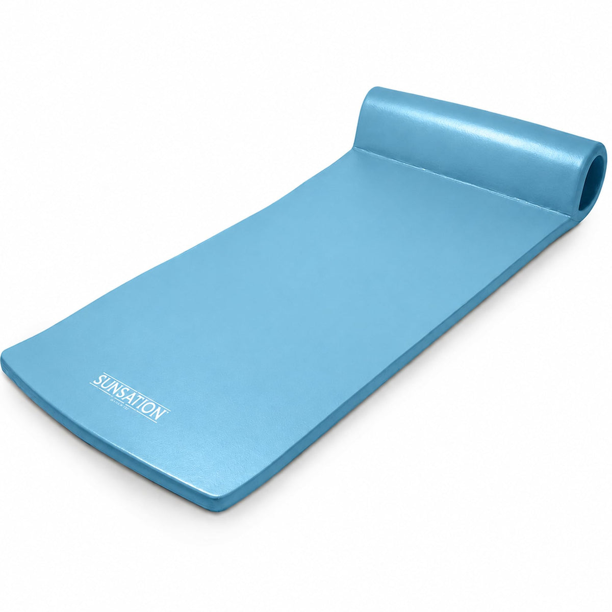 TRC Recreation Sunsation 1.75" Thick Foam Pool Float Lounger w/ Headrest for Lounging & Sunbathing in Swimming Pools, Beaches & Lakes, 70" x 26