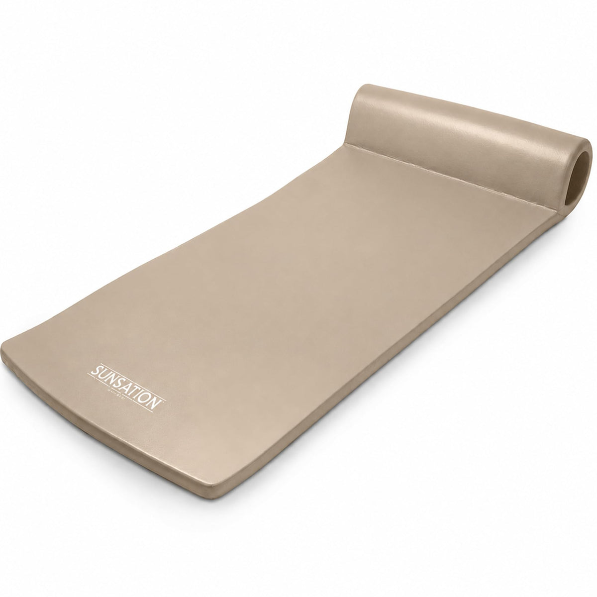 TRC Recreation Sunsation 1.75" Thick Foam Pool Float Lounger w/ Headrest for Lounging & Sunbathing in Swimming Pools, Beaches & Lakes, 70" x 26