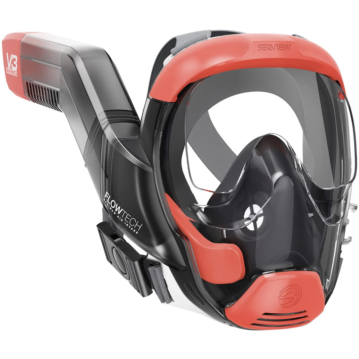 Seaview 180 V3 Full Face Snorkel Mask - Snorkeling Gear for Adults