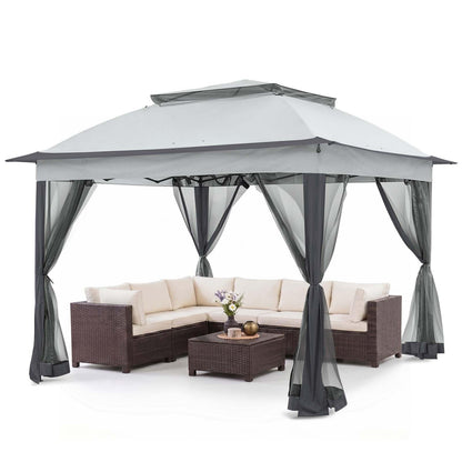COOS BAY Pop Up Gazebo with Netting