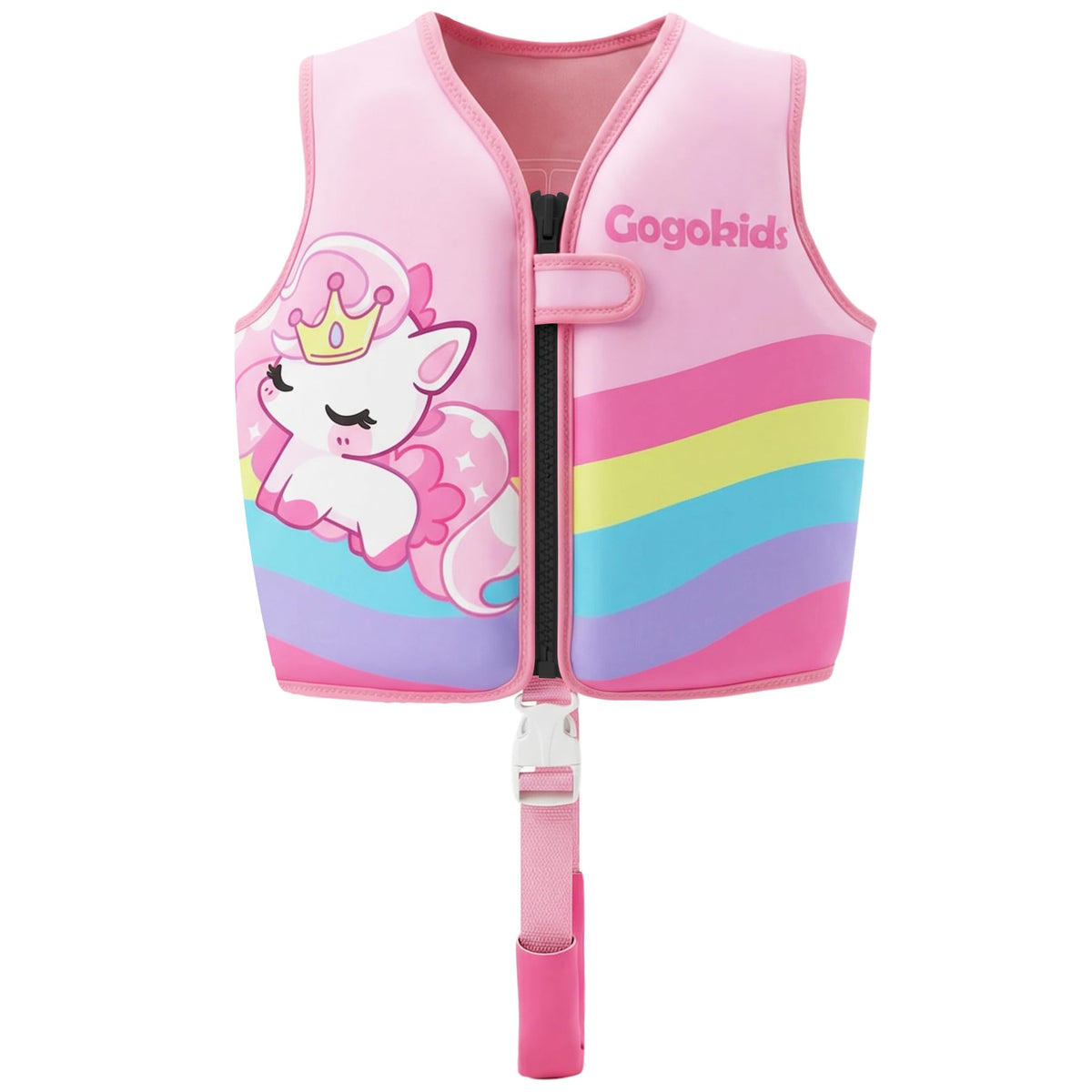 Gogokids Toddler Swim Vest Floaties, Swimming Jacket Pool Floats 33-125 lbs