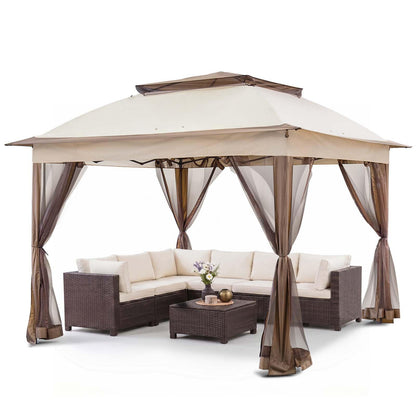 COOS BAY Pop Up Gazebo with Netting