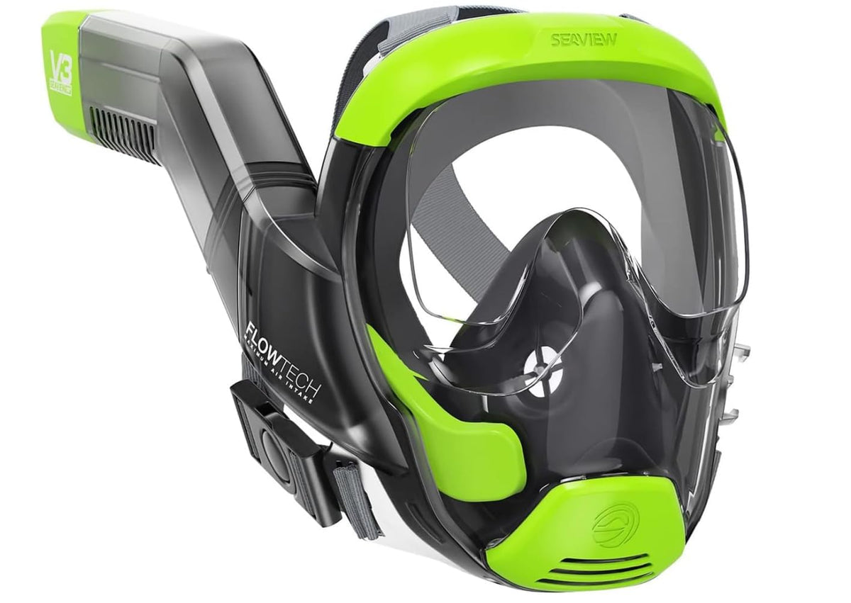 Seaview 180 V3 Full Face Snorkel Mask - Snorkeling Gear for Adults