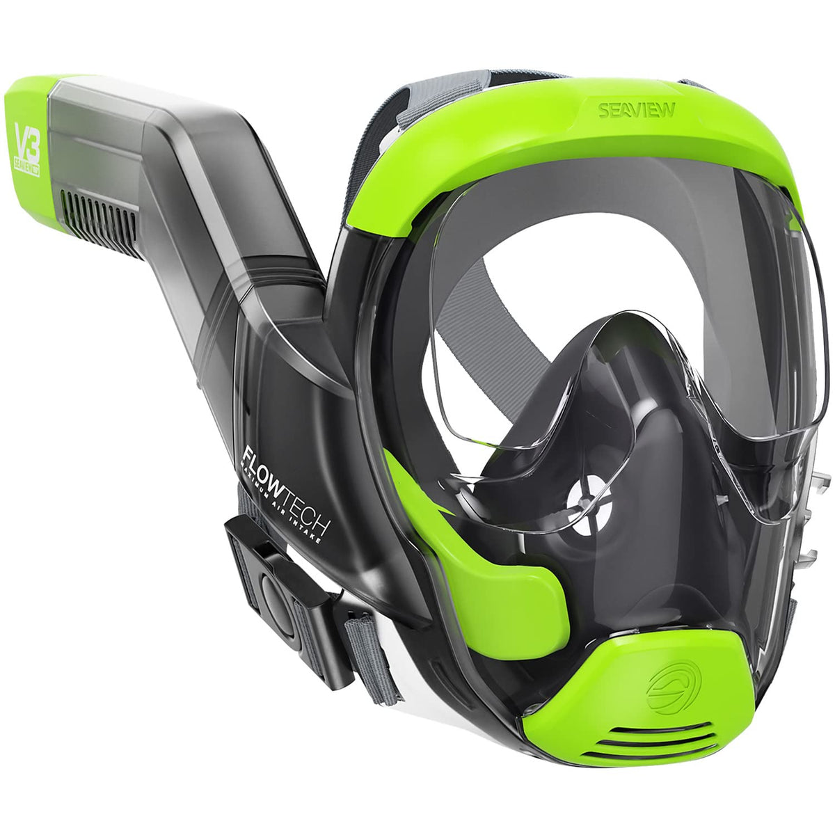 Seaview 180 V3 Full Face Snorkel Mask - Snorkeling Gear for Adults