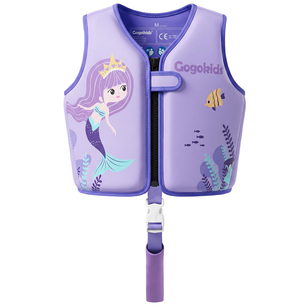 Gogokids Toddler Swim Vest Floaties, Swimming Jacket Pool Floats 33-125 lbs