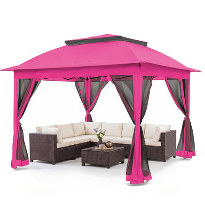 COOS BAY Pop Up Gazebo with Netting