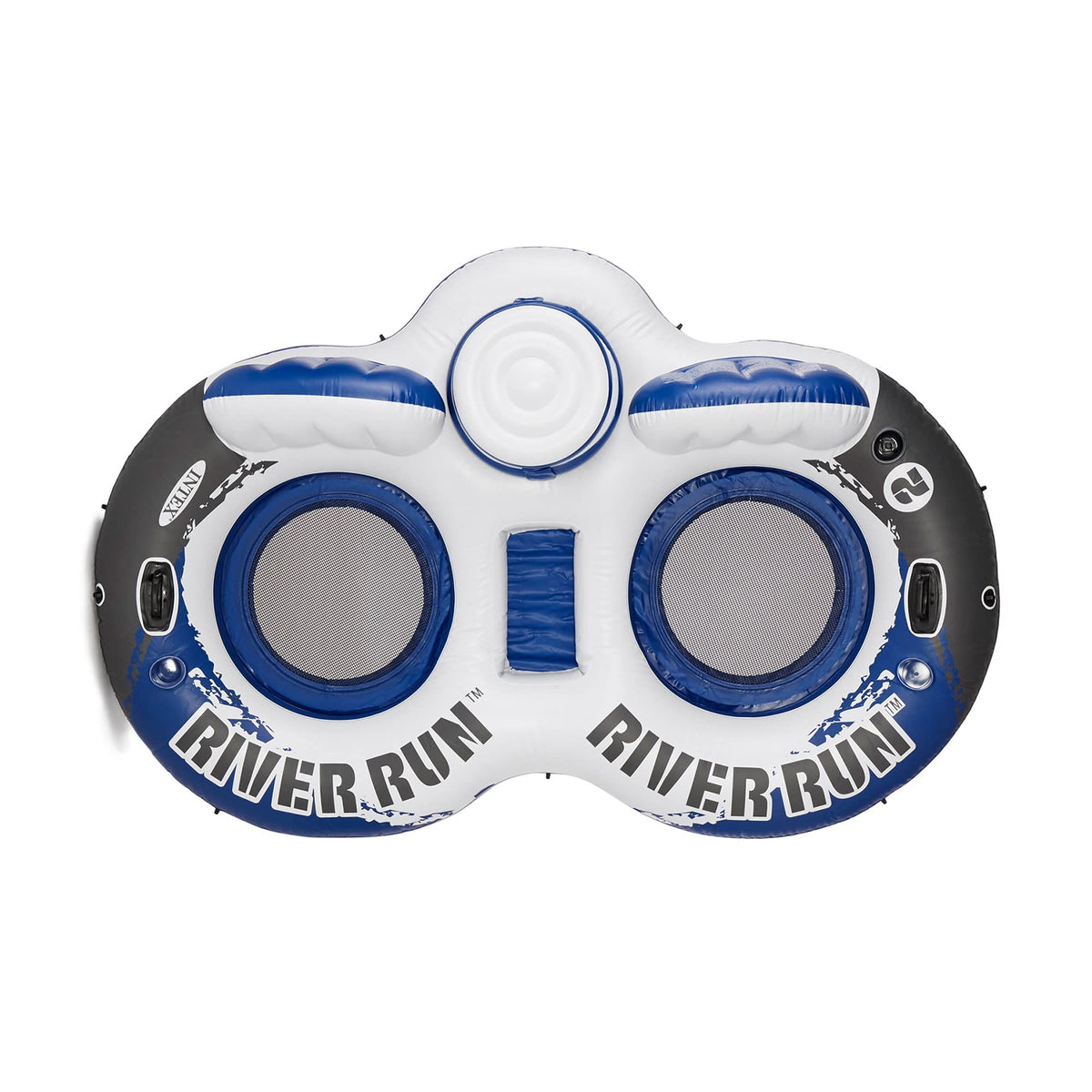 INTEX River Run 2 Inflatable 2-Person Floating Lake Lounge, 3-Pack