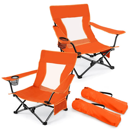 Joyfair Beach Camping Chair (2 Pack), Folding Chair for Adults