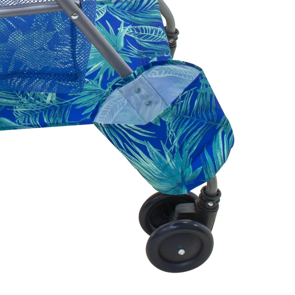 Tommy Bahama Wonder Wheeler Deluxe Folding Beach Cart, Blue