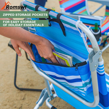 Romswi Extra Wide Beach Chair