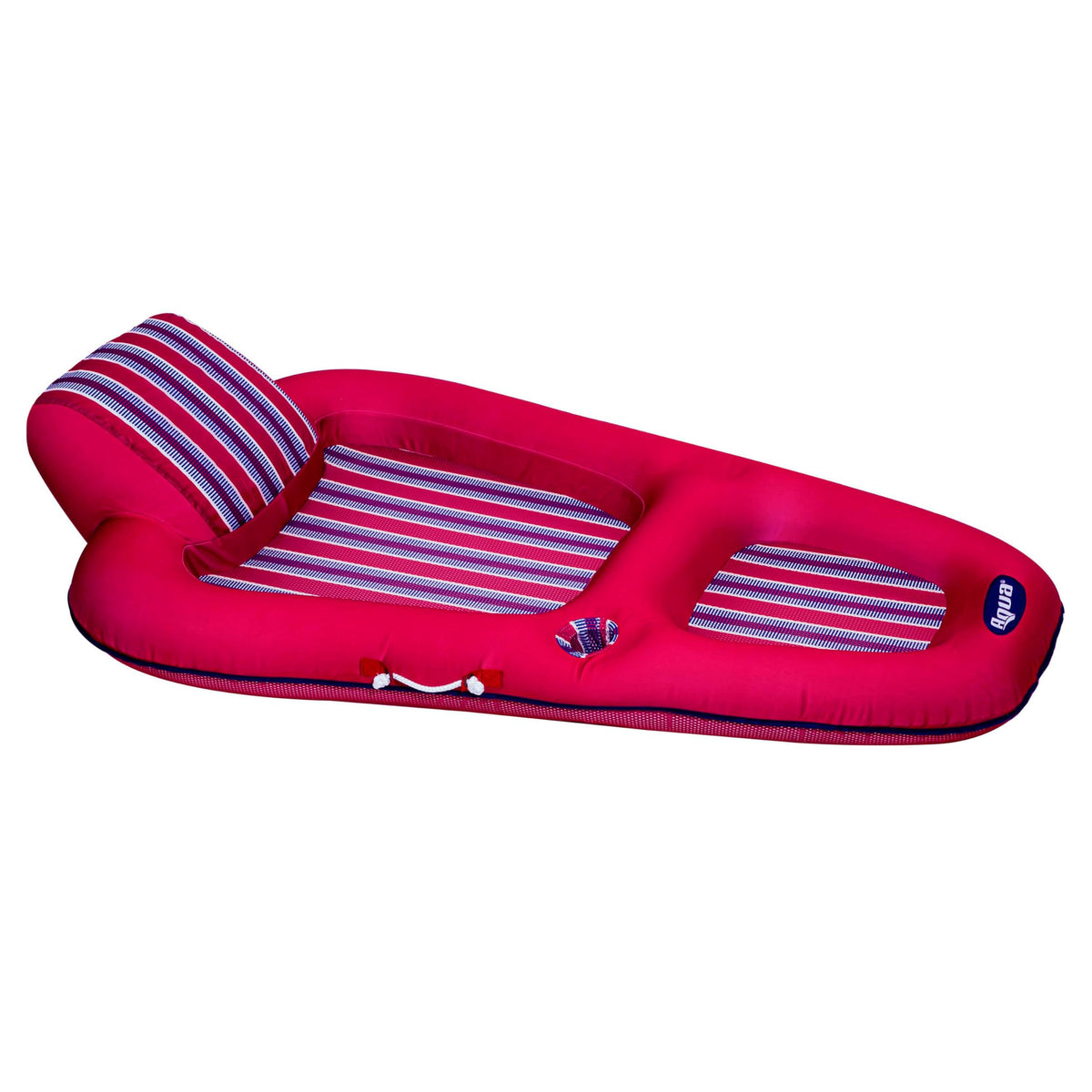 Aqua Luxury Water Pool Lounge – Extra Large – Inflatable Pool Floats for Adults with Headrest, Backrest, Footrest & Cupholder – Multiple Colors/Styles