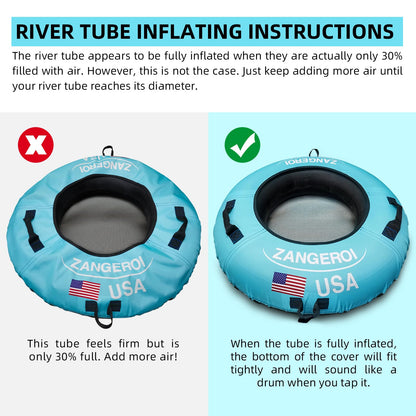 Heavy-Duty River Tube with Durable Rubber Build