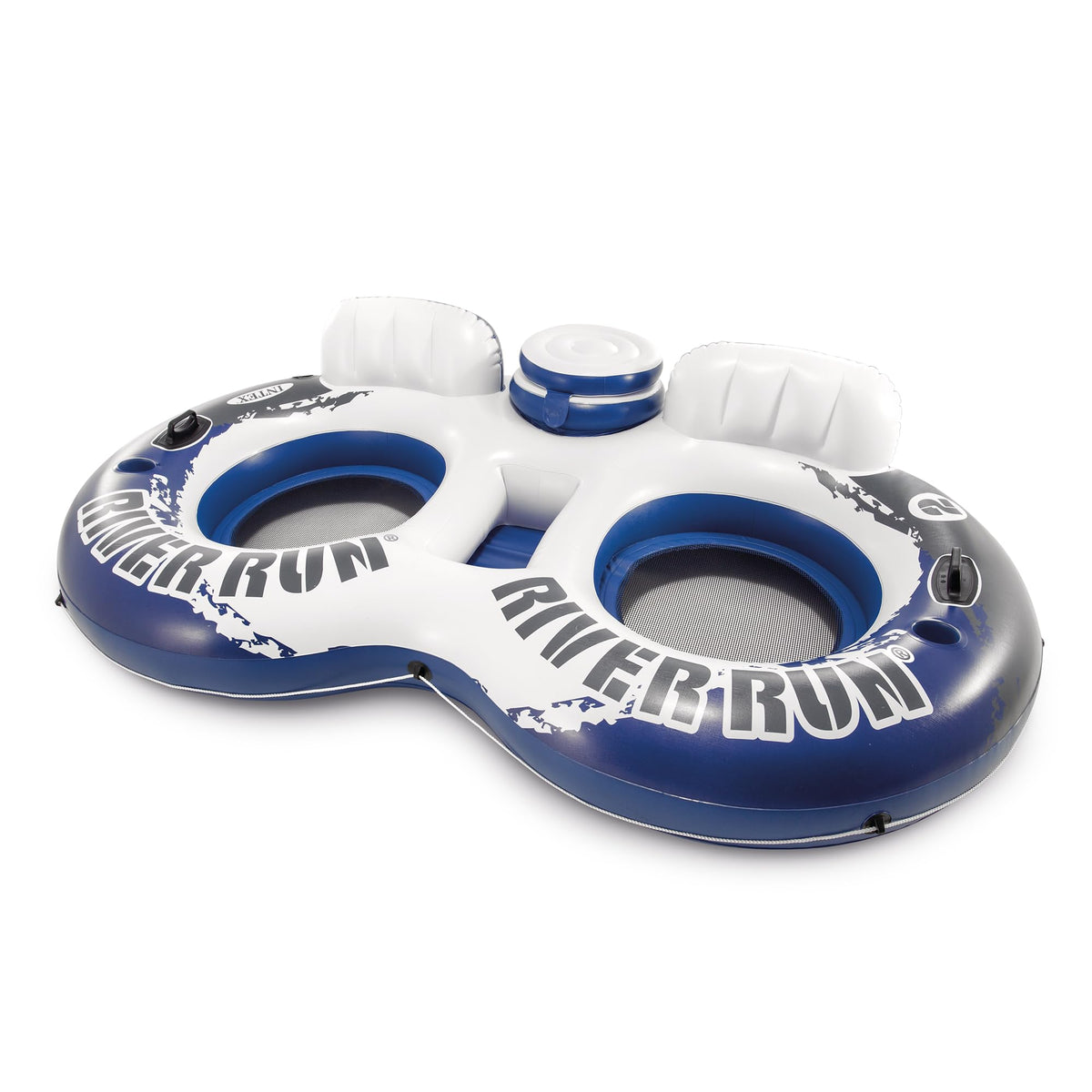INTEX River Run 2 Inflatable 2-Person Floating Lake Lounge, 3-Pack