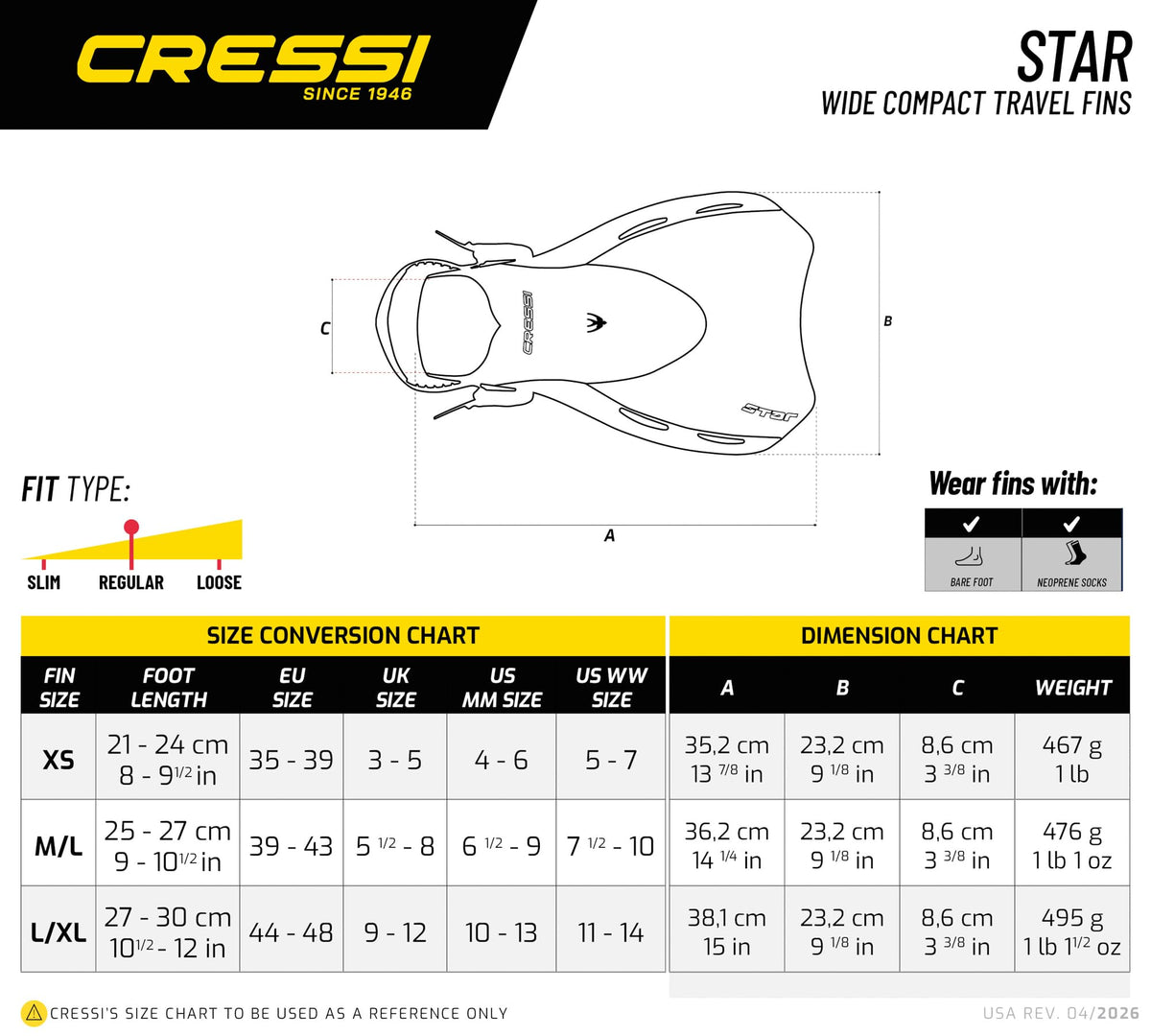 Cressi Adult Snorkel Set, Voyager Set, Dry-Top Float Valve, Wide View Mask