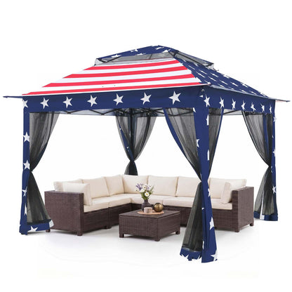 COOS BAY Pop Up Gazebo with Netting