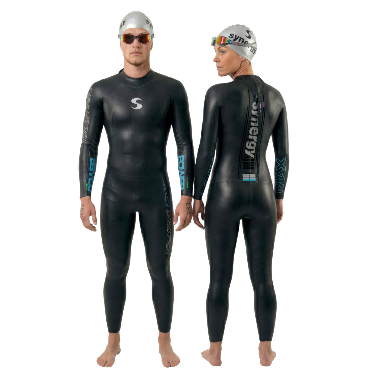 Synergy Men's Volution 3/2mm Triathlon Wetsuit - Full Sleeve Open Water