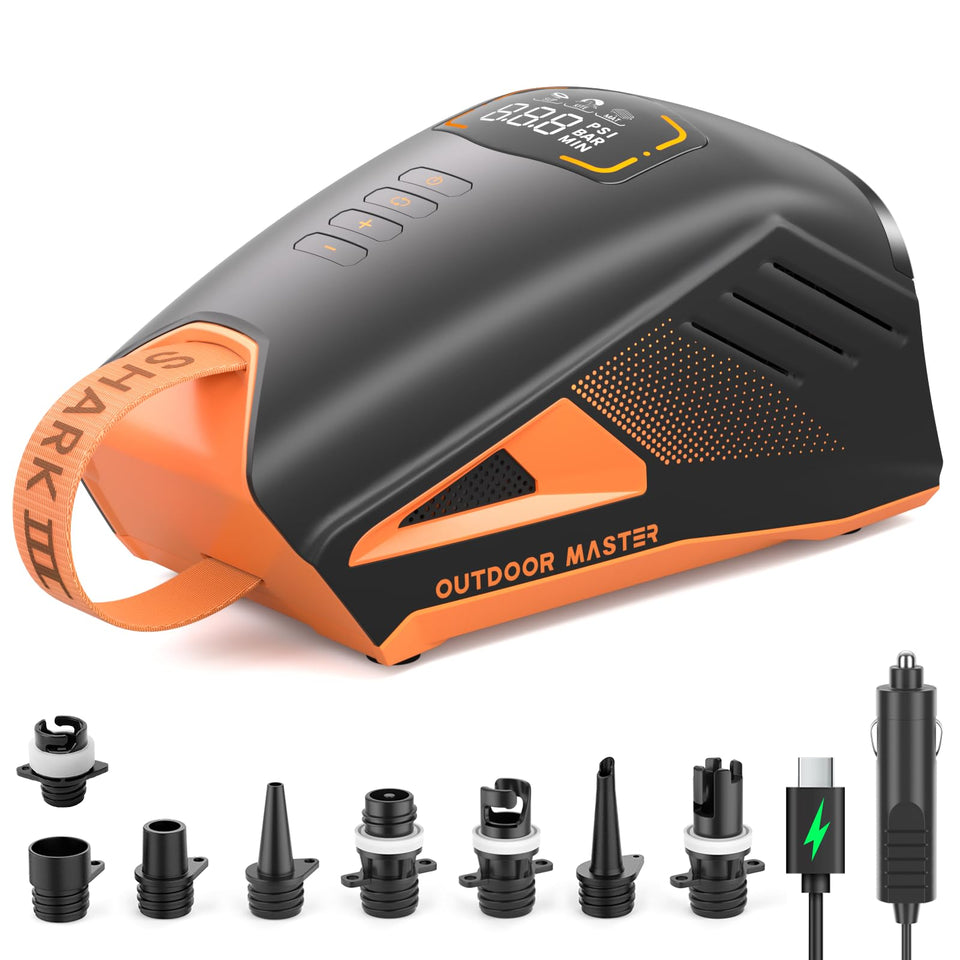 Electric SUP Pump with 74Wh Rechargeable Battery