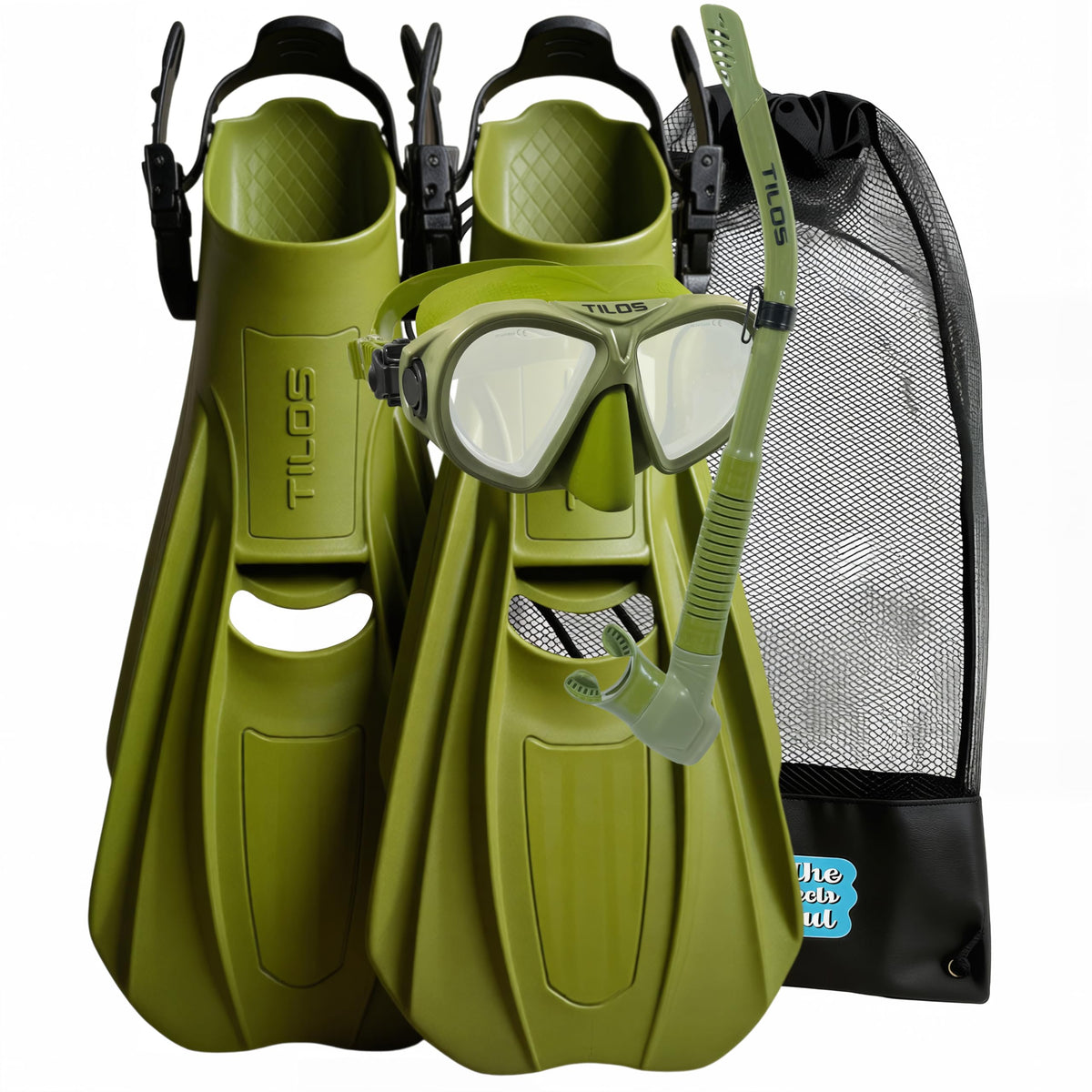 Tilos Aquastalk Diving Set with Mesh Carry Bag