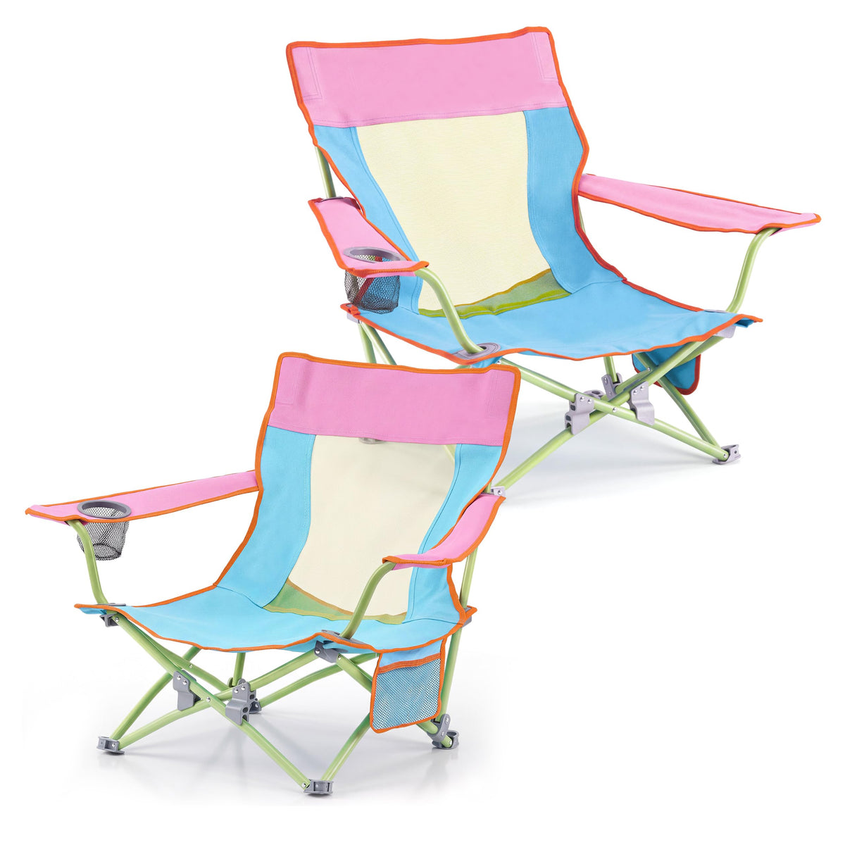 Joyfair Beach Camping Chair (2 Pack), Folding Chair for Adults
