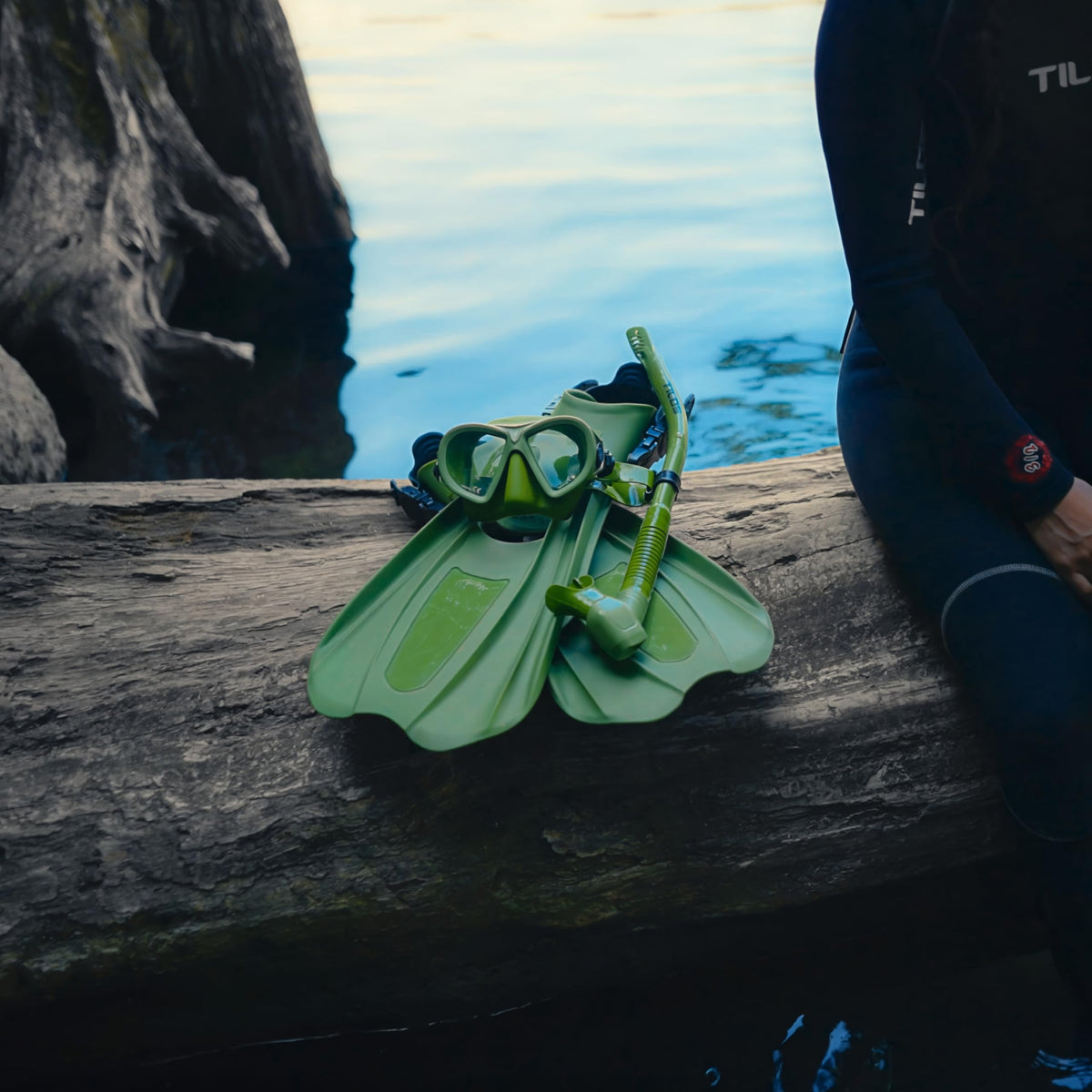 Tilos Aquastalk Diving Set with Mesh Carry Bag