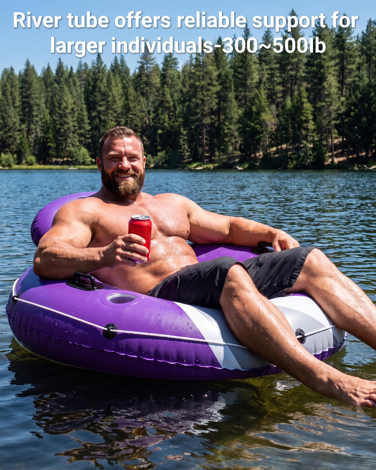 Heavy Duty River Tubes for Adult, Tube for River/Beach/Lake Floating-48''