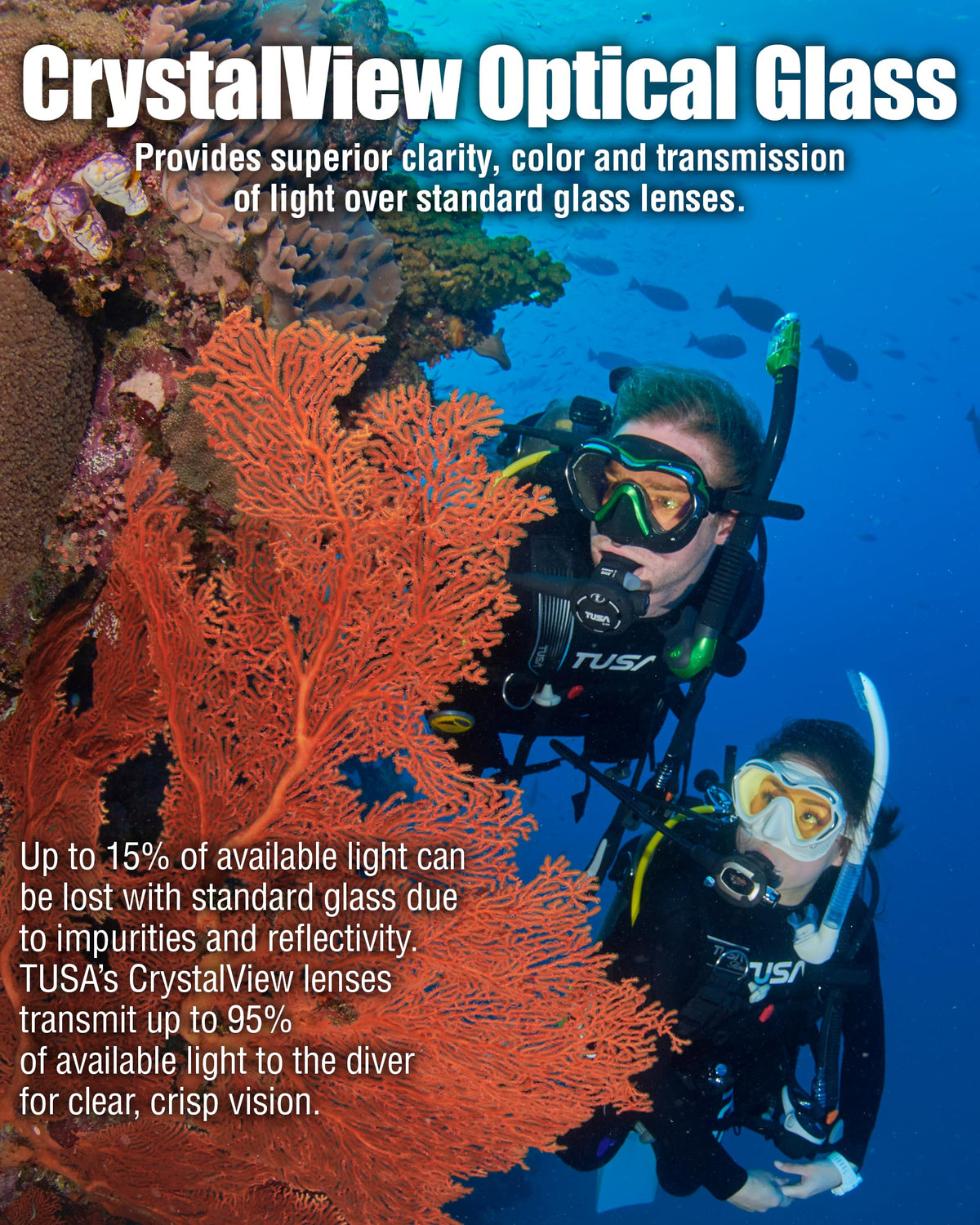 TUSA M-1007 Paragon S Scuba Diving Mask